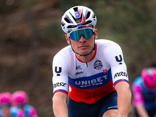 Slovenský cyklista Lukáš Kubiš. 