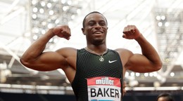 Americký šprintér Ronnie Baker.