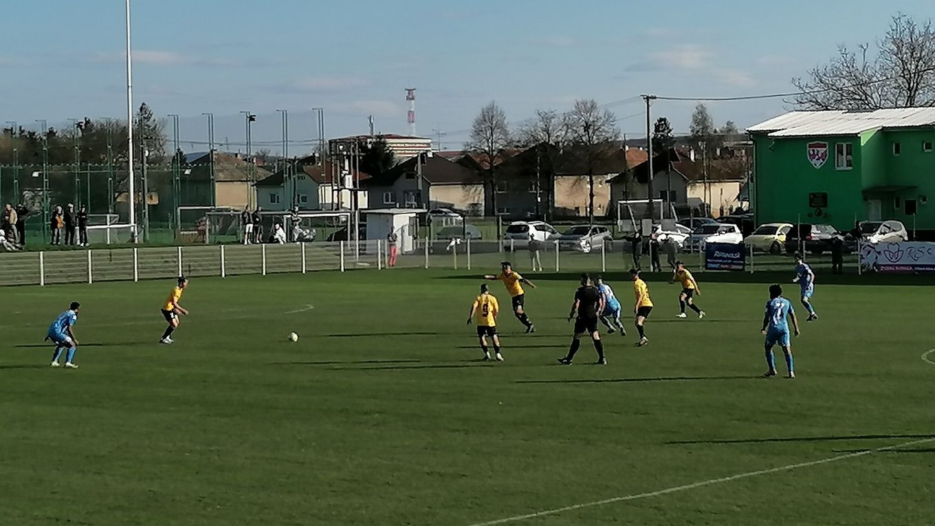 Momentka zo zápasu Rimavská Sobota - Námestovo.