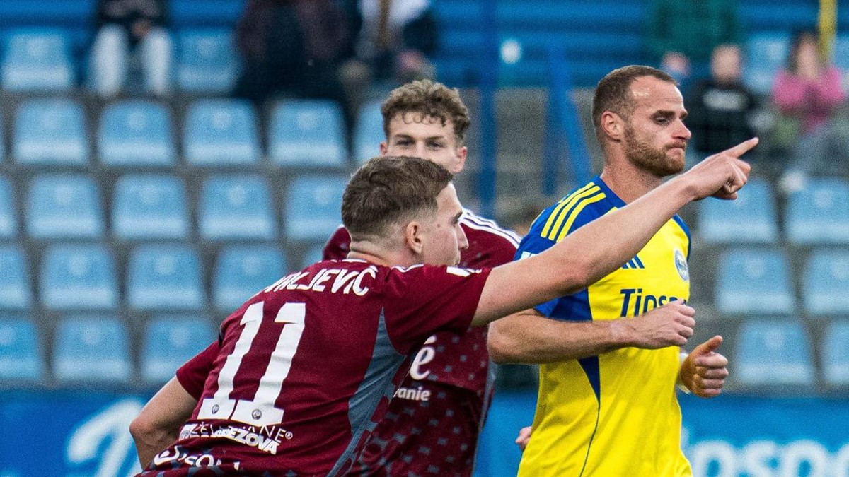 Fotka zo zápasu MFK Zemplín Michalovce - FK Železiarne Podbrezová.