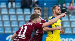 Fotka zo zápasu MFK Zemplín Michalovce - FK Železiarne Podbrezová.
