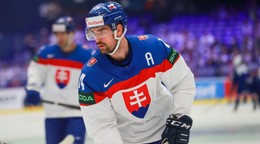 Peter Čerešňák na MS v hokeji 2024.