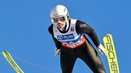 Slovenská reprezentantka v skokoch na lyžiach Kira Mária Kapustíková. 