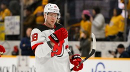 Ondřej Palát v drese New Jersey