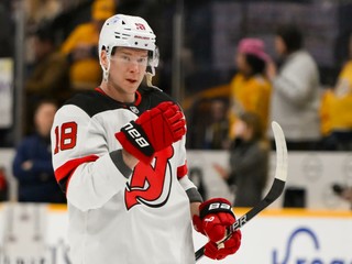 Ondřej Palát v drese New Jersey