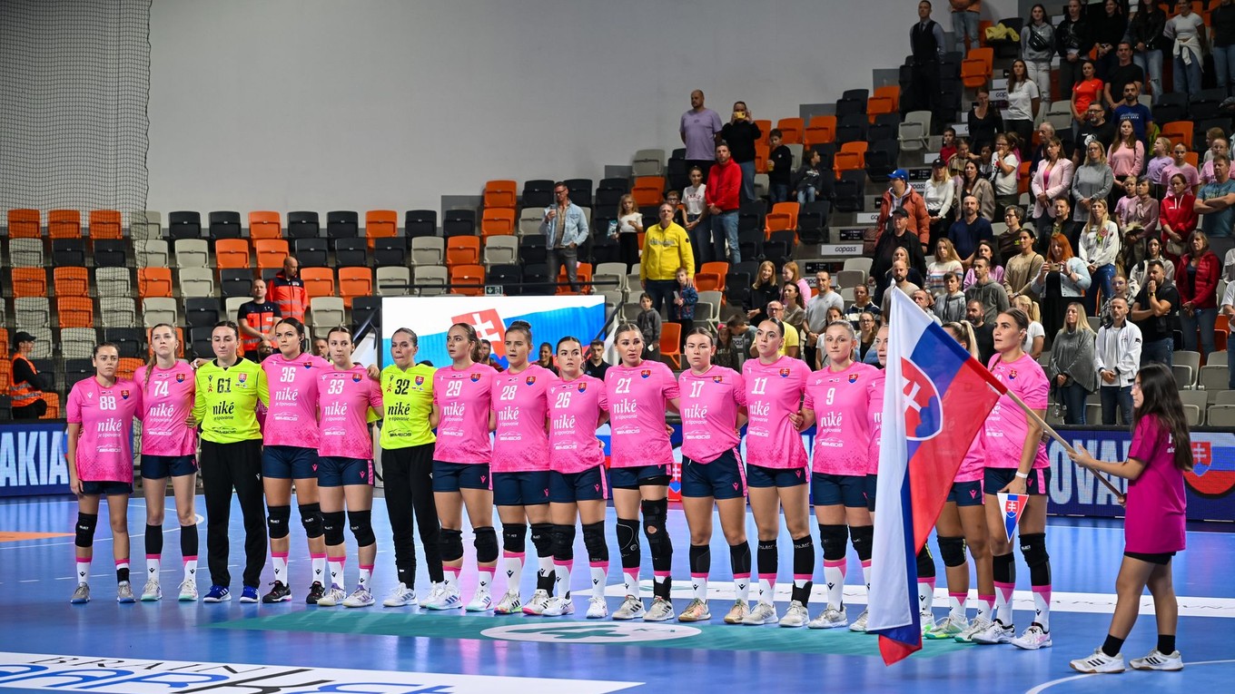 Slovenské hádzanárky.