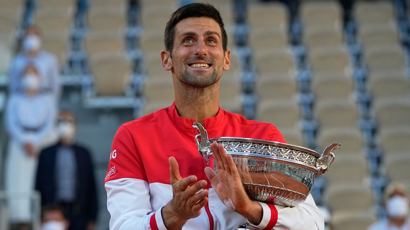 Novak Djokovič vyhral Roland Garros 2021.