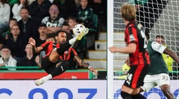 Futbalista Junior Brumado v drese FC Midtjylland. 