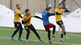 Momentka z prípravného zápasu Námestovo - Bialka Tatrzanska.