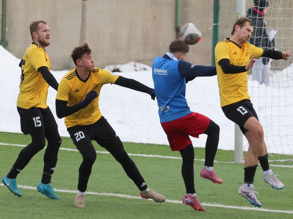 Momentka z prípravného zápasu Námestovo - Bialka Tatrzanska.