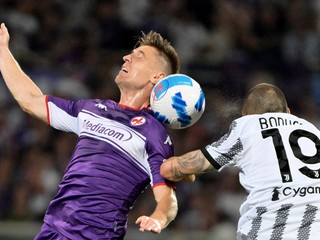 Zápas Fiorentina - Juventus.