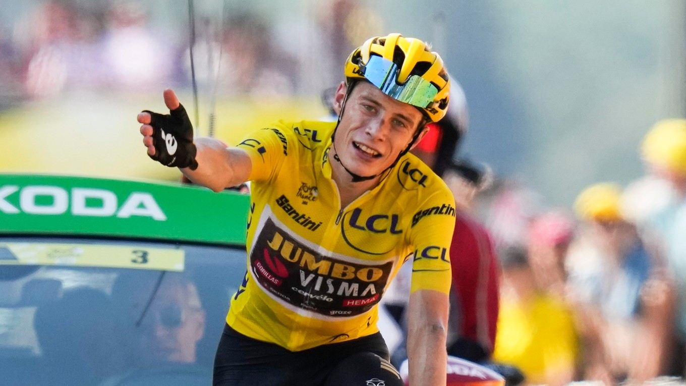 Jonas Vingegaard vyhral 18. etapu na Tour de France 2022. 