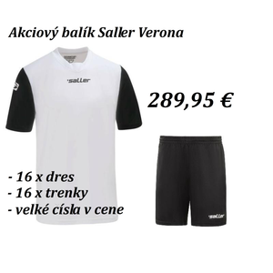 Akciový balík Saller Verona dres + trenky 16 ks !
