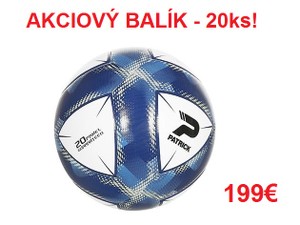 Akciový balík - 20 ks futbalová lopta Patrick Global805