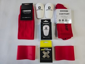 Akciový balík Proskary - chrániče Mini, protišmykové ponožky Comfort, bezponožkové štulpne Tuby a silikónové pásky na chrániče