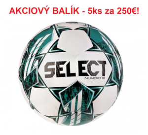 Akciový balík - 5ks futbalová lopta Select Numero 10 - 2023 za 250€!