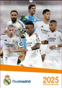 Nástenný kalendár Real Madrid 2025