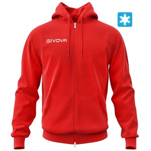 Mikina s kapucňou Givova Felpa King Full Zip