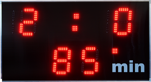 QUICK Sport svetelná tabuľa DERBY 19 SEC + diaľkové ovládanie