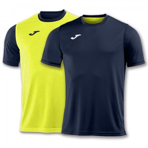 T-SHIRT COMBI REVERSIBLE NAVY-YELLOW S/S - 100738.321
