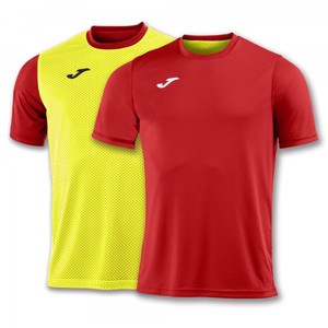 T-SHIRT COMBI REVERSIBLE RED-YELLOW S/S - 100738.621