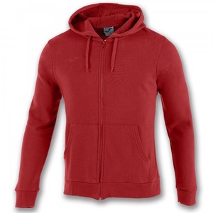 SWEATSHIRT WITH ZIP COMBI COTTON RED - 100888.600