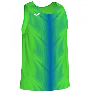 OLIMPIA T-SHIRT FLUOR GREEN-ROYAL SLEEVELESS - 101348.027