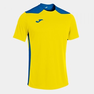 CHAMPIONSHIP VI SHORT SLEEVE T-SHIRT YELLOW-ROYAL BLUE - 101822.907