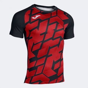 MYSKIN III SHORT SLEEVE T-SHIRT BLACK RED - 101905.106