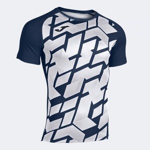 MYSKIN III SHORT SLEEVE T-SHIRT NAVY WHITE - 101905.332