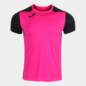 RECORD II SHORT SLEEVE T-SHIRT FLUOR PINK BLACK - 102223.031