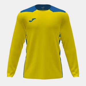 CHAMPIONSHIP VI LONG SLEEVE T-SHIRT YELLOW-ROYAL BLUE - 102520.907