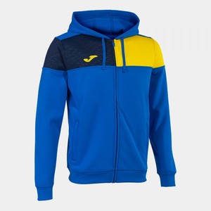 CREW V ZIP-UP HOODIE ROYAL YELLOW - 103087.709