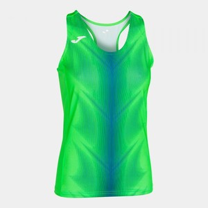 OLIMPIA T-SHIRT FLUOR GREEN-ROYAL SLEEVELESS WOMAN - 900932.027