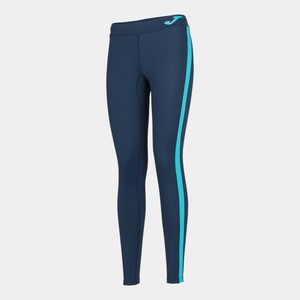 ASCONA LONG TIGHT DARK NAVY-FLUOR TURQUOISE - 901127.342