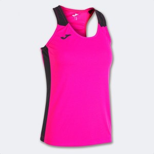 RECORD II TANK TOP FLUOR PINK BLACK - 901396.031