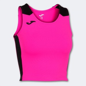 RECORD II TOP FLUOR PINK BLACK - 901397.031