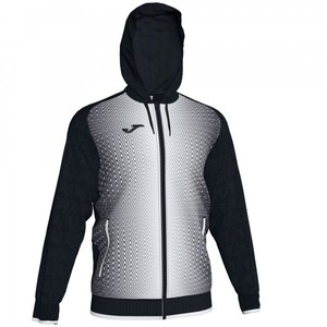 JACKET HOODED SUPERNOVA BLACK-WHITE - 101285.102