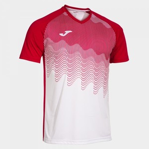 TIGER VI SHORT SLEEVE T-SHIRT WHITE RED - 103679.206