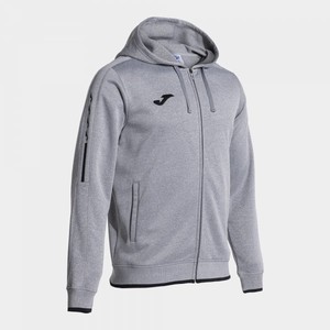 OLIMPIADA ZIP-UP HOODIE MELANGE GREY BLACK - 103707.251