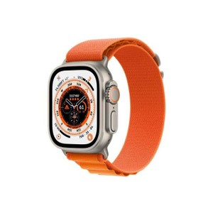 Apple Watch Ultra GPS + Cellular, 49mm titánové puzdro - oranžový alpský ťah