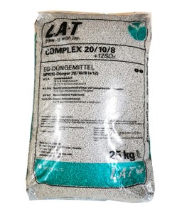Jarné trávnikové hnojivo COMPLEX NPK 20/10/8 +12SO₃ (25kg)