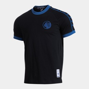 ATALANTA SHORT SLEEVE T-SHIRT BLACK NAVY BLUE