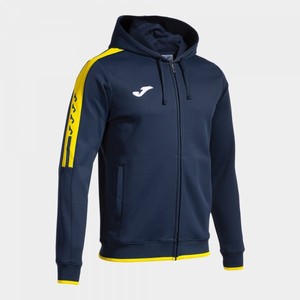 CHAQUETA CON CAPUCHA OLIMPIADA MARINO AMARILLO