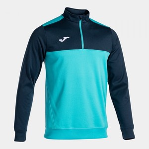 WINNER SWEATSHIRT FLUOR TURQUOISE-NAVY