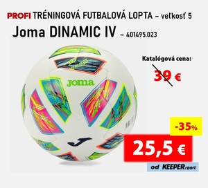 PROFI TRÉNINGOVÁ futbalová lopta Joma DINAMIC IV