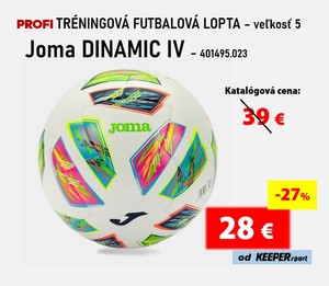 PROFI TRÉNINGOVÁ futbalová lopta Joma DINAMIC IV