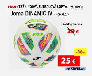 PROFI TRÉNINGOVÁ futbalová lopta Joma DINAMIC IV