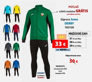 vychádzková SÚPRAVA JOMA DERBY - 103120
