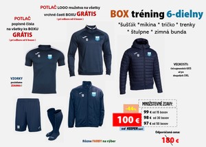 SADA / SET / BOX trening 6 dielny + potlač
